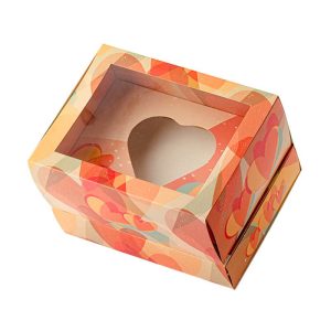 Embalagem Gaveta para 1 Coração de colher 200g e 12 Doces, Corazón – 5un