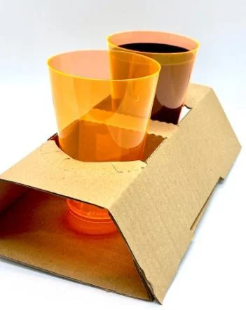 Suporte copo de papelão 2 cavidades – c/25 unidades - Image 4