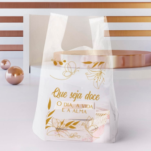 Sacola Plástica G, 50×60, Que Seja Doce – 25un