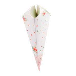 Embalagem para Cone Trufado com papel – Natal – 25un – FLORESCER