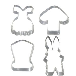 Kit Cortador Alice País das Maravilhas em Aço Inox