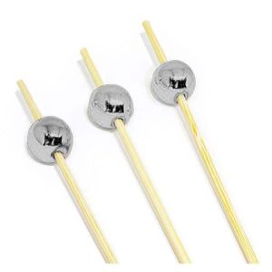 Palito para Petisco Bolinha Prata – Pct 20un