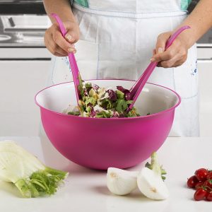 Kit saladeira + talheres Omada Italy