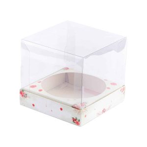 Embalagem para Chocotone Premium 17x17x16cm – NATAL – 10un – FLORESCER