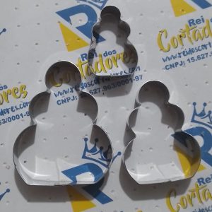 Kit Cortador Boneco de Neve