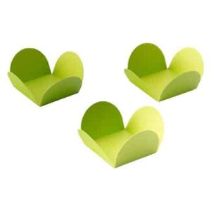 Forminha De Doce 4 Pétalas, Verde Claro – 50un
