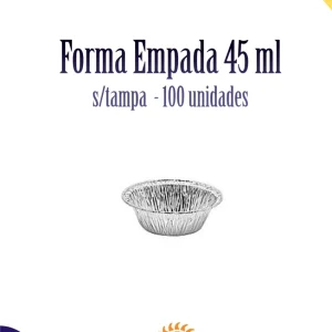 Forma empada 45 ml c/100 unidades