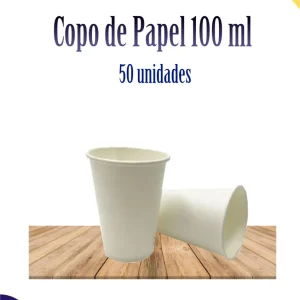 Copo de Papel 100 ml c/50 unidades
