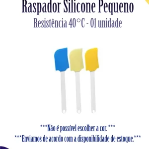 Raspador de Silicone Pequeno c/01 unidade