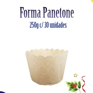 Forma Panetone 250g c/30 unidades