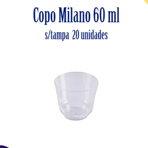 Copo Milano 60 ml c/20 unidades