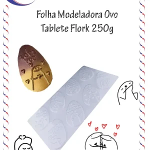 Folha Ovo Tablete Flork 250g – unidade