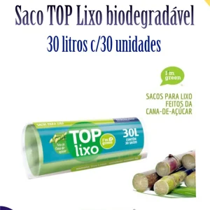 Saco TOP Lixo 30 litros c/30 unidades