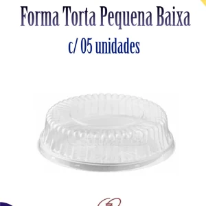 Forma Torta Pequena Baixa c/05 unidades