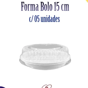 Forma Bolo 15cm c/05 unidades