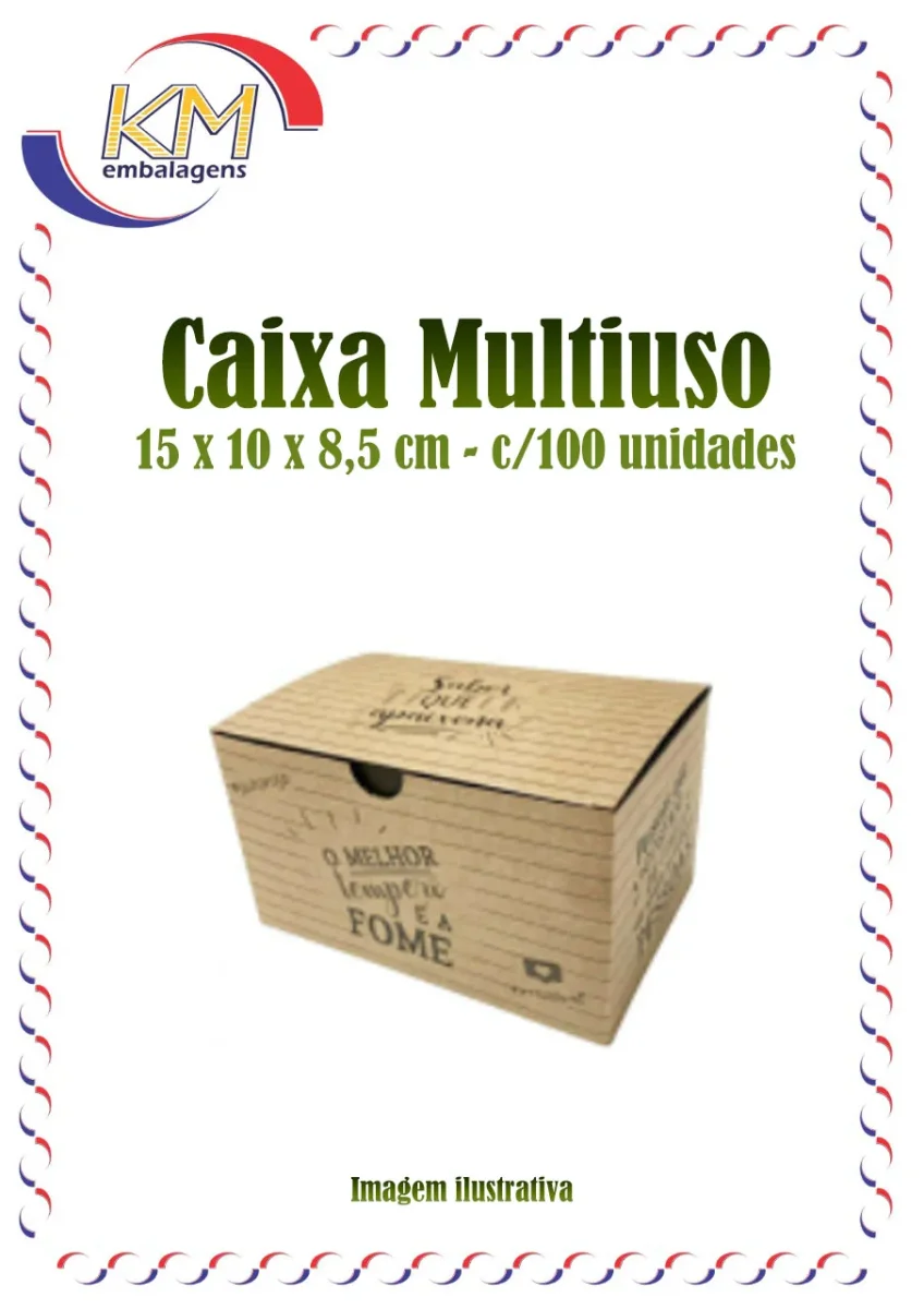 Caixa multiuso c/100 unid – F32K - Image 2