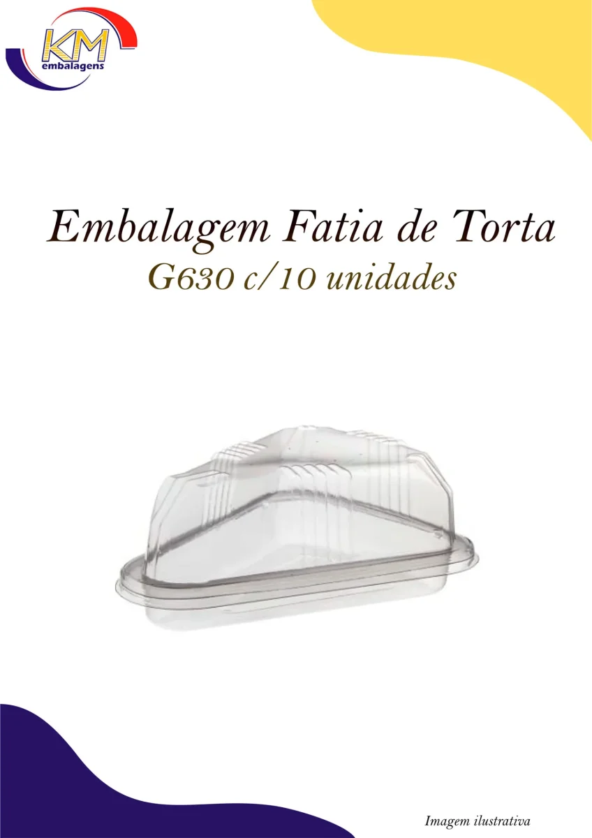 Embalagem Fatia de Torta G630 c/10 unidades – Galvanotek - Image 2