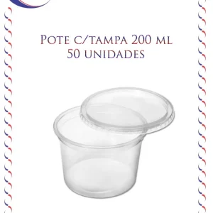 Pote c/tampa 200 ml – Copaza