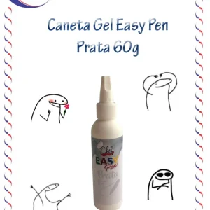 Caneta Gel Easy Pen Prata 60g – unidade