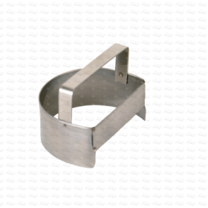 Corta Massa Meia Lua Liso Inox nº 01