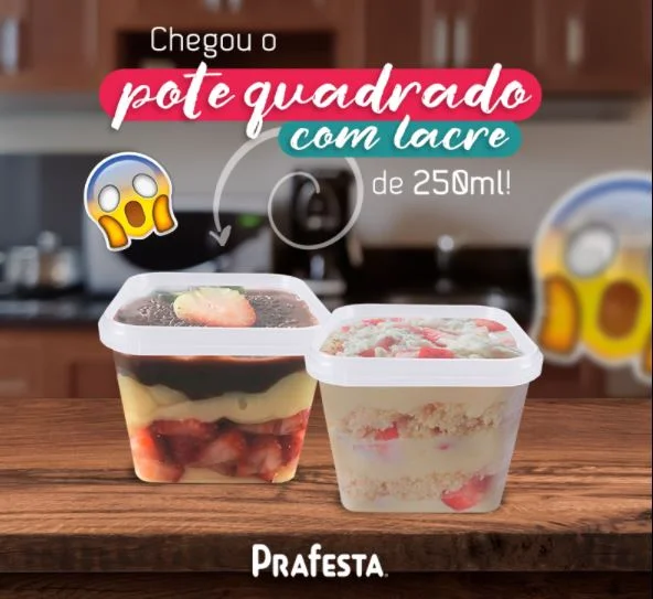 Pote quadrado auto lacre 250 ml c/10 unid. - Image 4