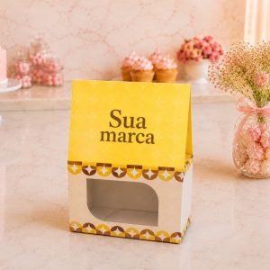 Embalagem para Doces Diversos com Visor Personalizada