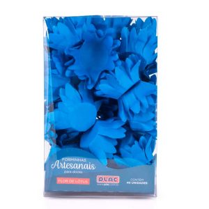 FORMA P/ DOCES FLOR DE LOTUS 40 UN – AZUL ESCURO