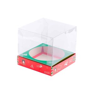 Embalagem para Chocotone Premium 17x17x16cm – NATAL – 10un – EXPRESS