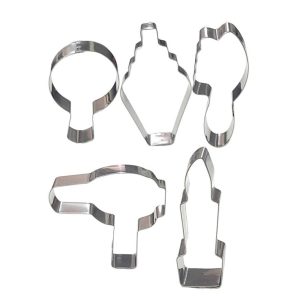Kit de Cortadores Beleza em Aço Inox