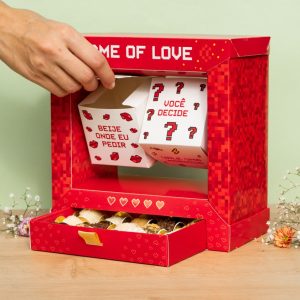 Embalagem para 15 doces, GAME OF LOVE – Unitário