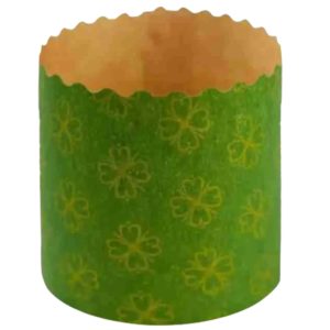 Forma de Papel para Panetone/Chocotone 250gr – Verde – 10un