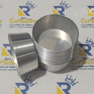 Forminha Cupcake (G) alumínio com 12 unidaddes