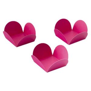 Forminha De Doce 4 Pétalas, Rosa Pink – 50un