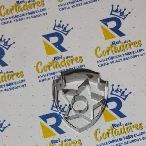 Cortador Escudo Patrulha Canina 4 pçs