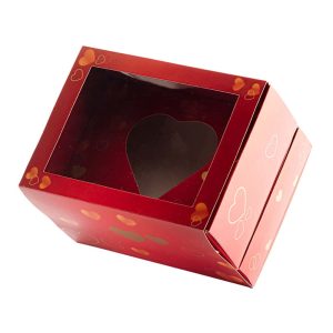 Embalagem Gaveta para 1 Coração de Colher 200g e 12 Doces, Passione – 5un