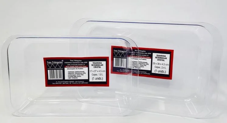 Kit de Travessas retangular cristal - Image 3